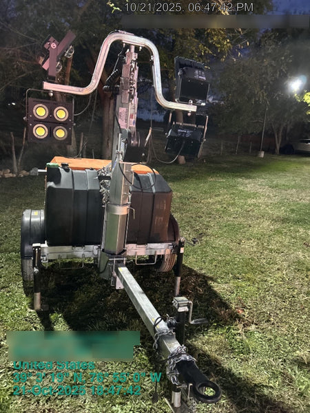 2024 Wanco WLTT-4MM4K Diesel, Deep Sea Controller, Shore Power Plug, Auto Start, (4) 350W LED Floodlights, 4kW Generator, 60 Gal Fuel Tank, 2" Ball, T3