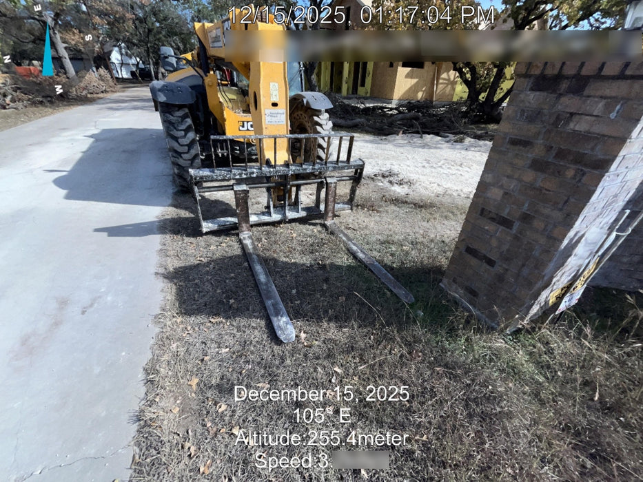 2019 JCB 509-42 JCB 509-42 Enclosed Cab, 74 HP, Solid Tires, Worklights, Beacon, Aux Hydraulics, Lifting Eye, 60" Carriage/60" Forks