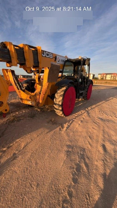 2019 JCB 510-56 Canopy, 74 HP, Solid Tires, STD Worklight, Beacon, Aux Hydraulics, Lifting Eye, Back up Alarm w/66" Carriage/60" Forks