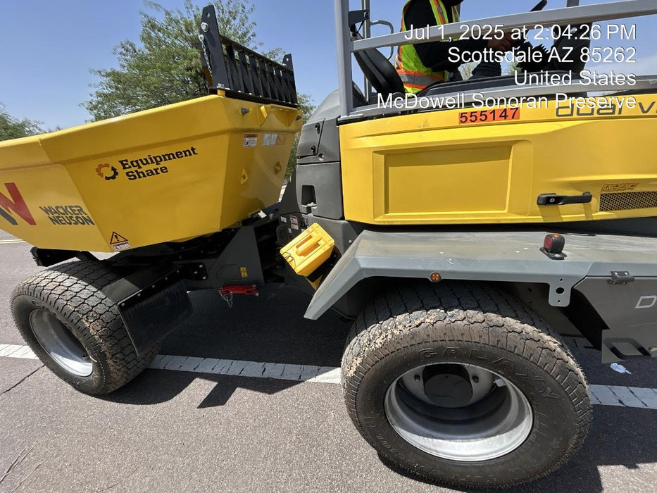 2025 WACKER NEUSON DV603 Canopy Turf Tires