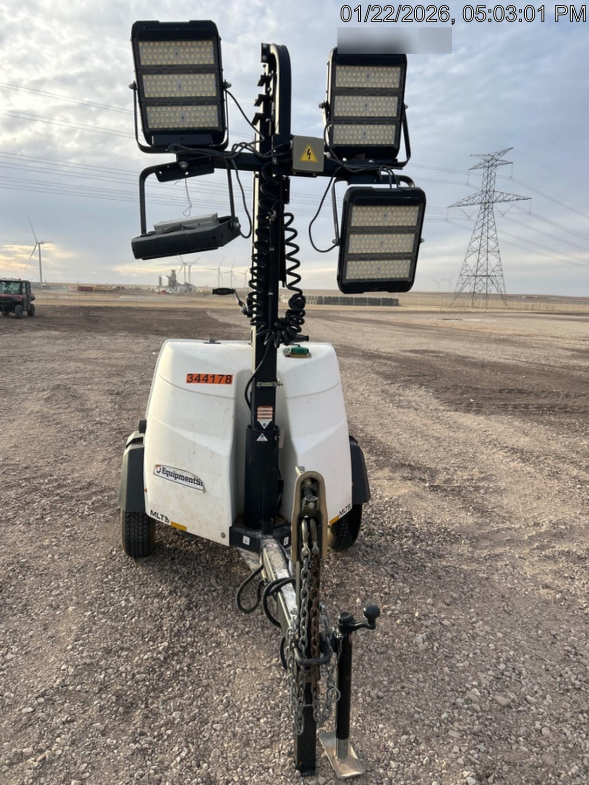2023 Generac MLT2 Diesel, Flex Switch 120V Input, Powerzone Controller, (4) 320W LED Lights, 4kW Generator, 39.9 Gal Fuel Tank, 2" Ball, T3