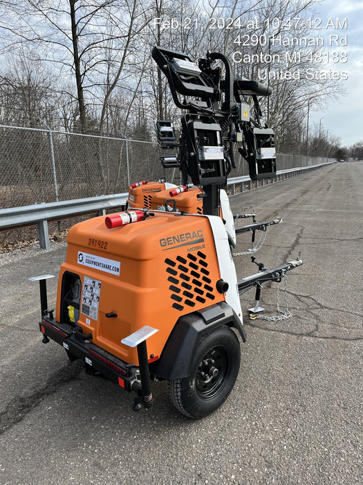 2024 Generac MLT2 Diesel, Flex Switch 120V Input, Powerzone Controller, 
(4) 320W LED Lights, 4kW Generator, 39.9 Gal Fuel Tank, 2" Ball, T3