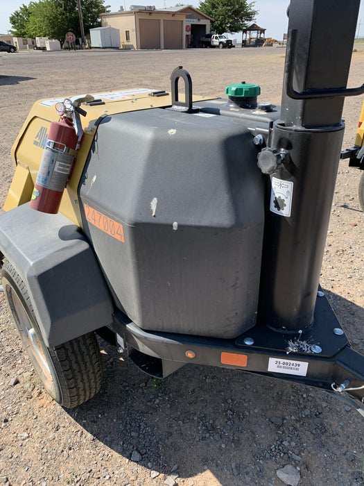 2022 Allmand NLV3GR (4) LED Light Fixture 350W, 23' Vertical Mast, 3kW Prime, Towable, ES Decals, T3