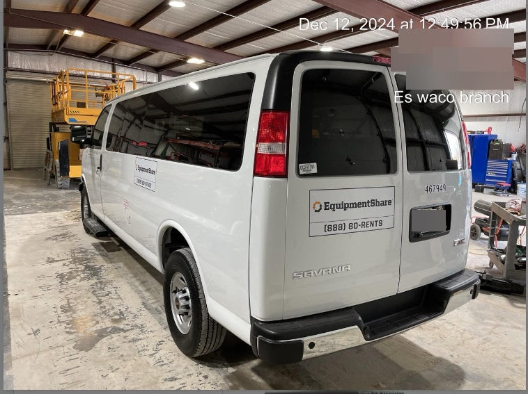 2024 GMC Savana 3500 - Rental