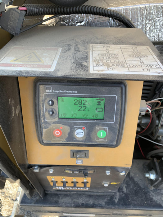 2020 Allmand NLV3GR (4) LED Light Fixture 350W, 23' Vertical Mast, 3kW Prime, Towable, Deep Sea L401, Leveling Jacks, Yanmar T4F 5.8hp