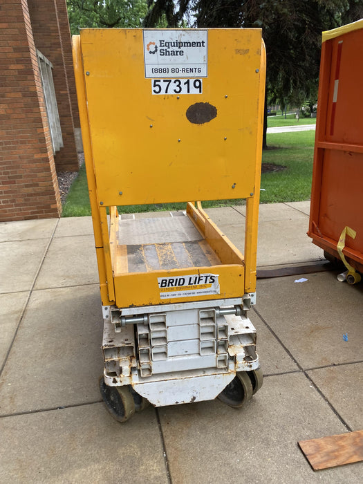 Custom Equipment HB-1430 Hy-Brid Scissor Lift
Platform capacity up to 670 lbs
Working height up to 20 ft
Weighs under 1,700 lbs
Non-marking wheels