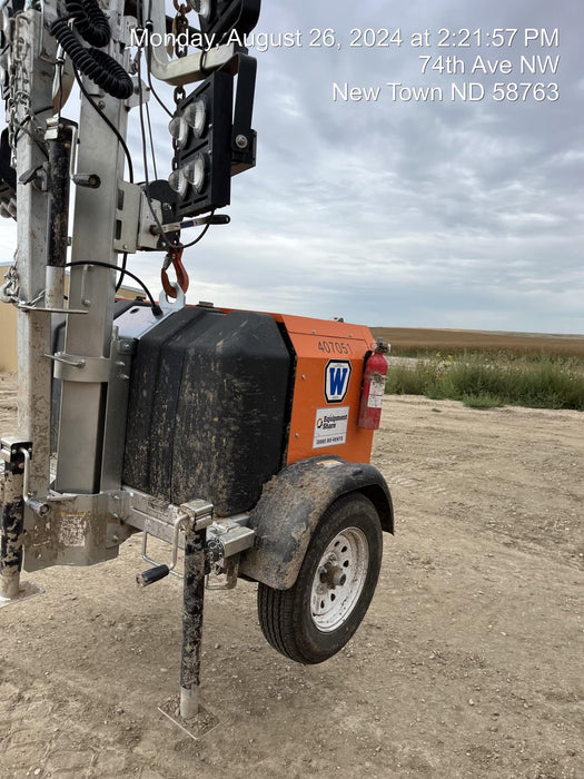 2024 Wanco WLTT-4MM4K Diesel, Deep Sea Controller, Shore Power Plug, Auto Start, (4) 350W LED Floodlights, 4kW Generator, 60 Gal Fuel Tank, 2" Ball, T3