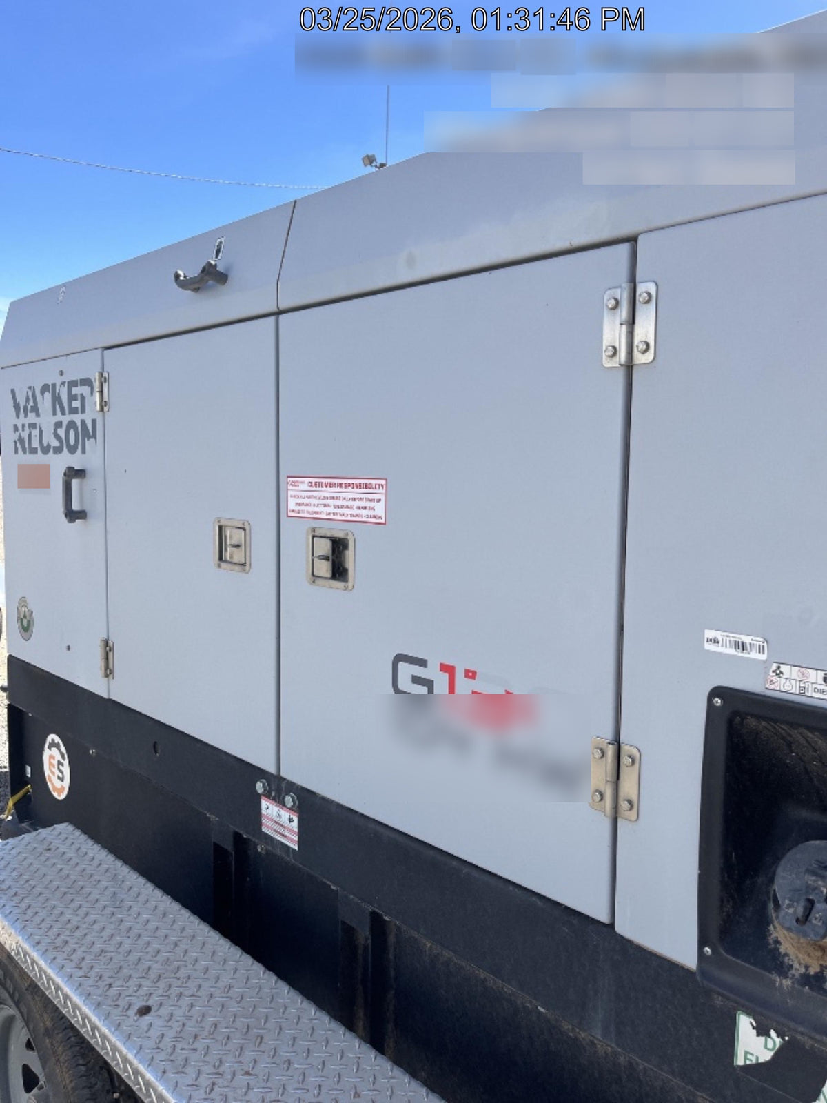 2019 WACKER NEUSON G130
