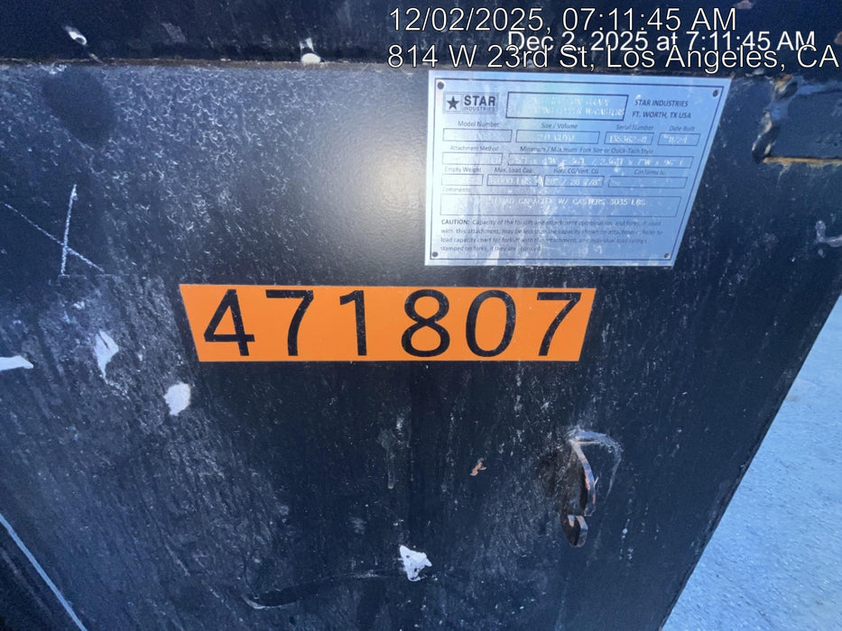 2024 STAR INDUSTRIES M-1820 - Self-Dump Hopper