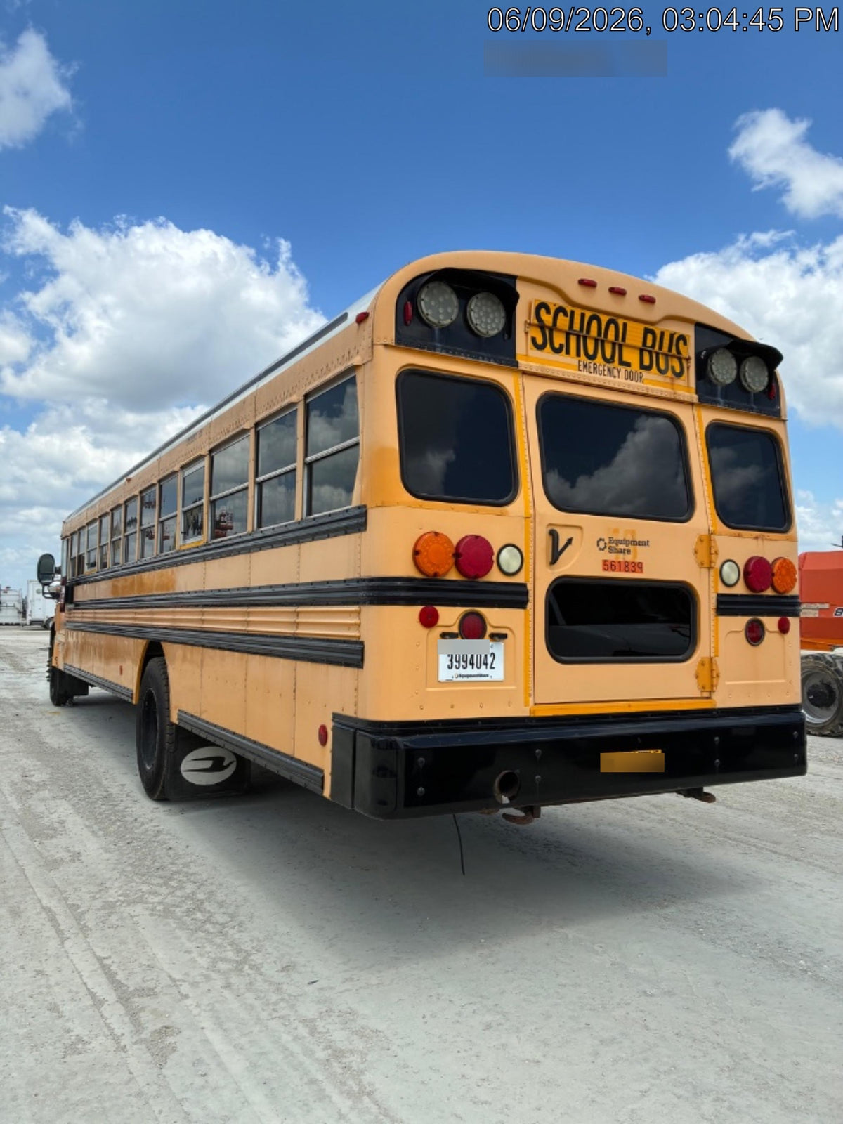 2012 BLUE BIRD 72 Passenger Bus