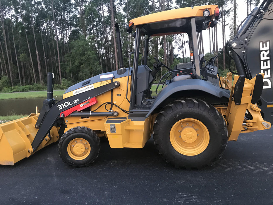 2020 John Deere 310LEP Canopy, 4WD, Standard Stick, Pilot Controls, 2 Way Hydraulics, TAG Manual QC