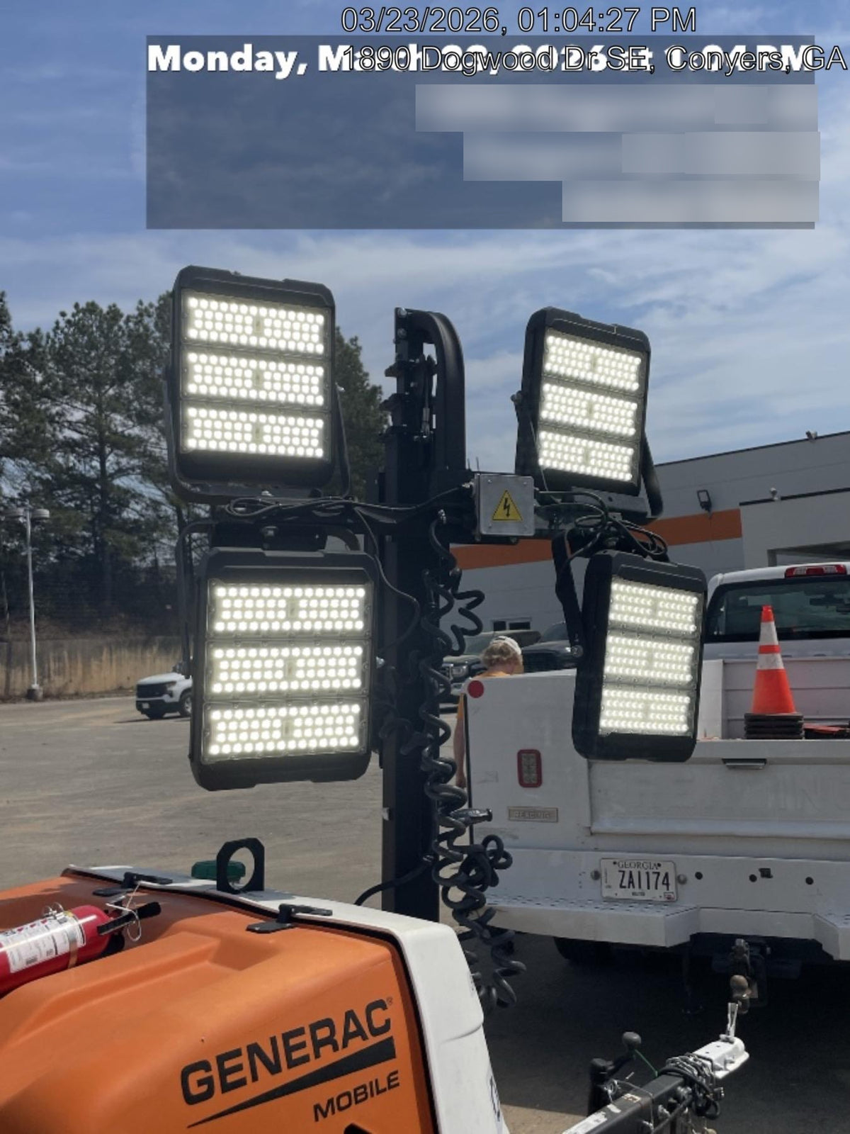 2024 Generac MLT2 Diesel, Flex Switch 120V Input, Powerzone Controller, 
(4) 320W LED Lights, 4kW Generator, 39.9 Gal Fuel Tank, 2" Ball, T3