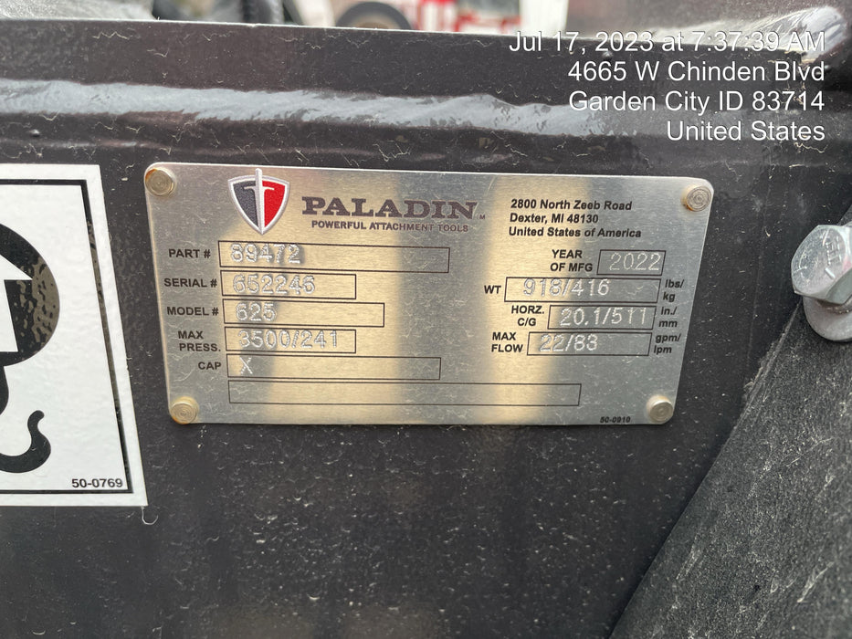2022 PALADIN 625