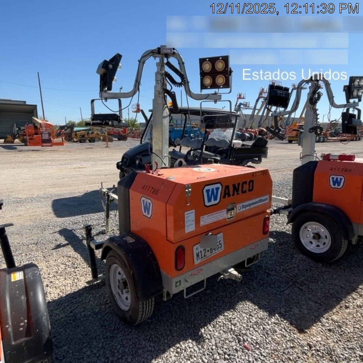 2024 Wanco WLTT-4MM4K Diesel, Deep Sea Controller, Shore Power Plug, Auto Start, (4) 350W LED Floodlights, 4kW Generator, 60 Gal Fuel Tank, 2" Ball, T3
