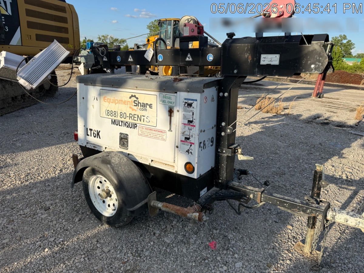 2017 Multiquip LT6K` MultiQuip LT6KV Towable Light Tower