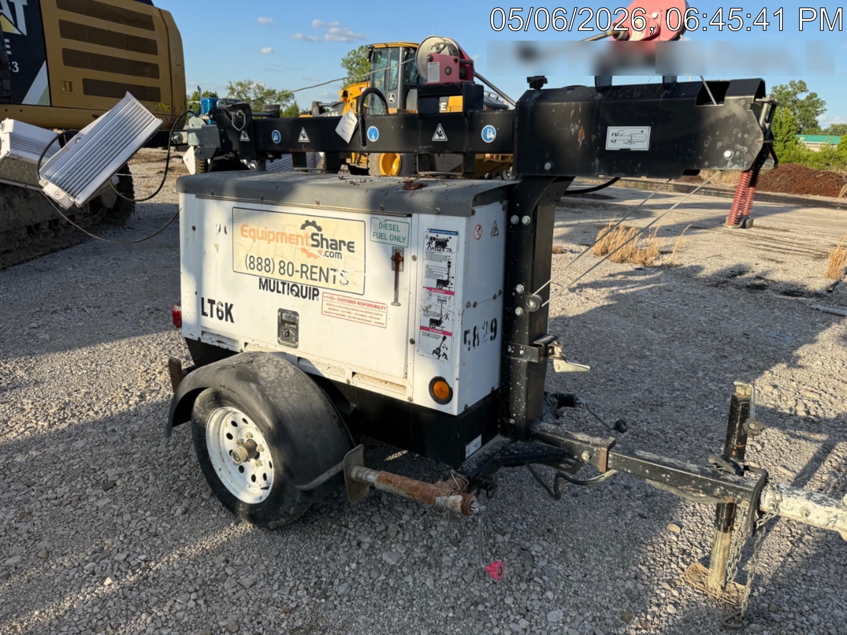 2017 Multiquip LT6K` MultiQuip LT6KV Towable Light Tower
