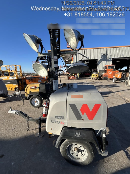 Wacker Neuson LTV6K-MH Wacker Neuson LTV6L Towable Light Tower