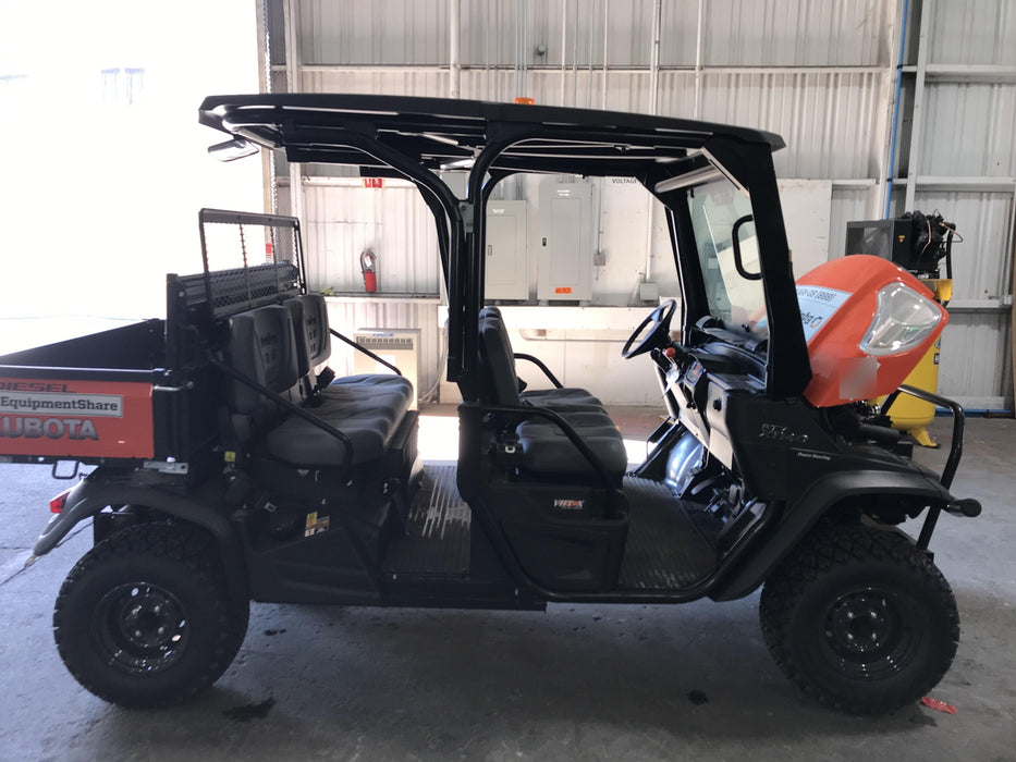 2019 Kubota RTV-X1140W-H 4wd Utility Cart, LED Strobe, Windshield Tempered Glass, Plastic Canopy, Wire Harness Kit, Backup Alarm