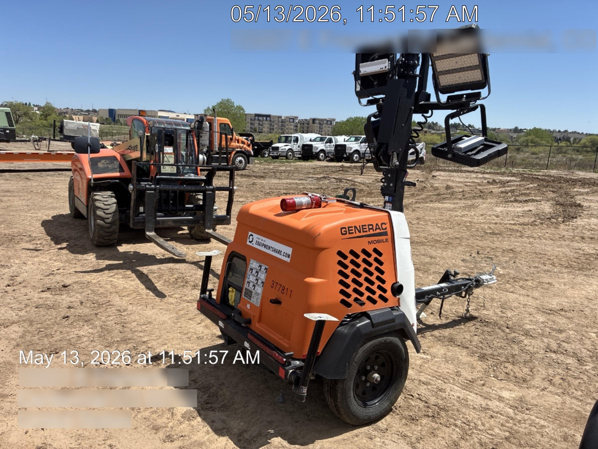 2023 Generac MLT2 Diesel, Flex Switch 120V Input, Powerzone Controller, 
(4) 320W LED Lights, 4kW Generator, 39.9 Gal Fuel Tank, 2" Ball, T3