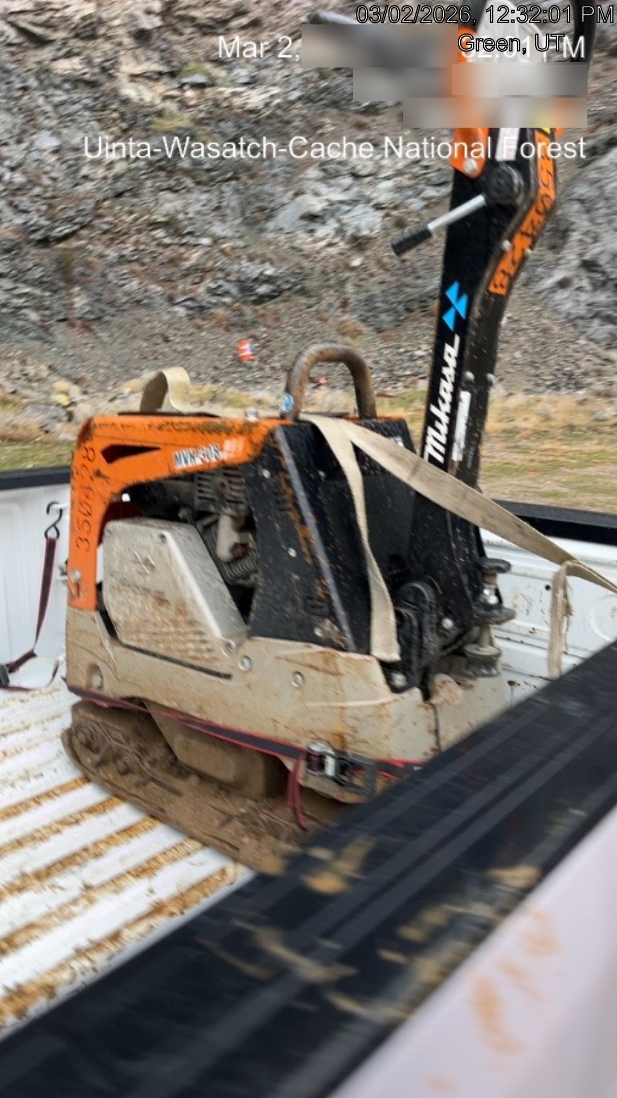 2023 Multiquip MV308GH Honda GX270, 18" Plate, Tachometer