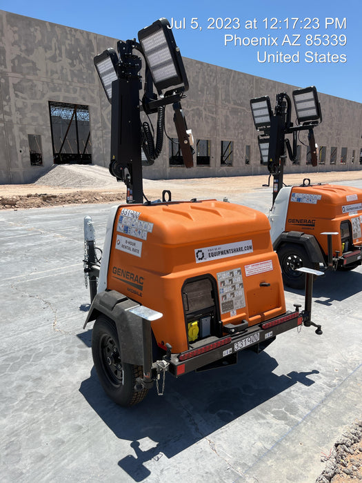 2023 Generac MLT2 Diesel, Flex Switch 120V Input, Powerzone Controller, (4) 320W LED Lights, 4kW Generator, 39.9 Gal Fuel Tank, 2" Ball, T3