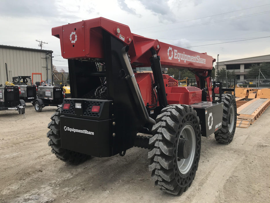2020 Manitou MTA8044 74hp T4F, Cab/Heat/Air, Cab and Boom LED work lights, Auxiliary Hydraulics, Solid Tires, Amber strobe, Lift Hook w/66" Carriage, 60" Forks