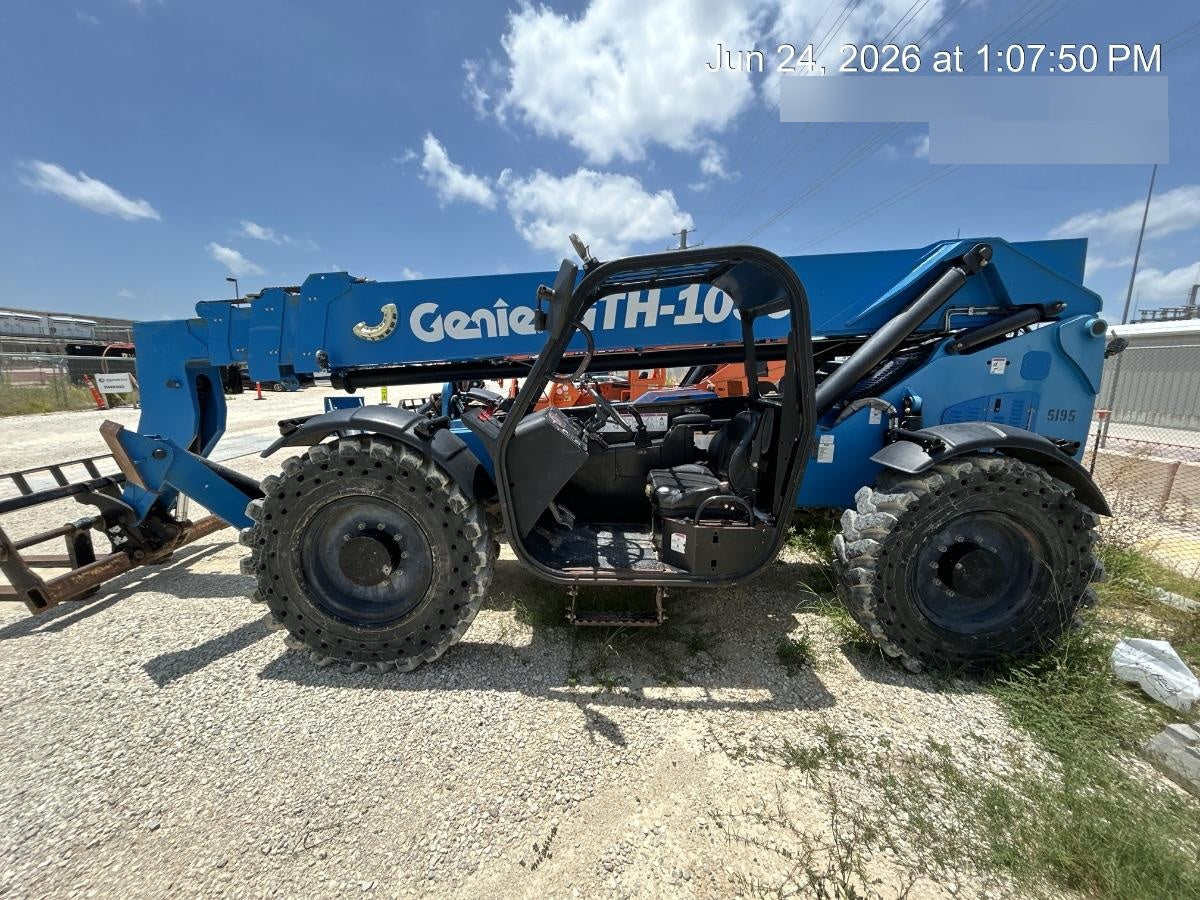 2017 Genie GTH-1056 Genie GTH1056, Solid Tires, 60" carriage, Open ROPS