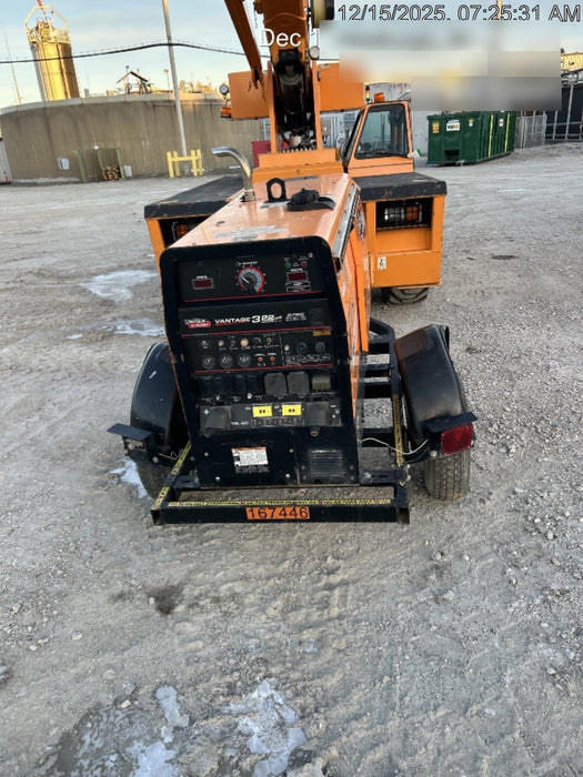 2021 Lincoln Electric Vantage 322 Vantage 322 Ready Pak 3 w/ Decals, ORANGE (includes trailer, cable rack, fender light kit) NO Telematics