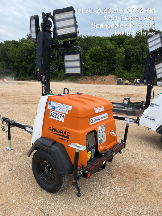 2023 Generac MLT2 Diesel, Flex Switch 120V Input, Powerzone Controller, (4) 320W LED Lights, 4kW Generator, 39.9 Gal Fuel Tank, 2" Ball, T3