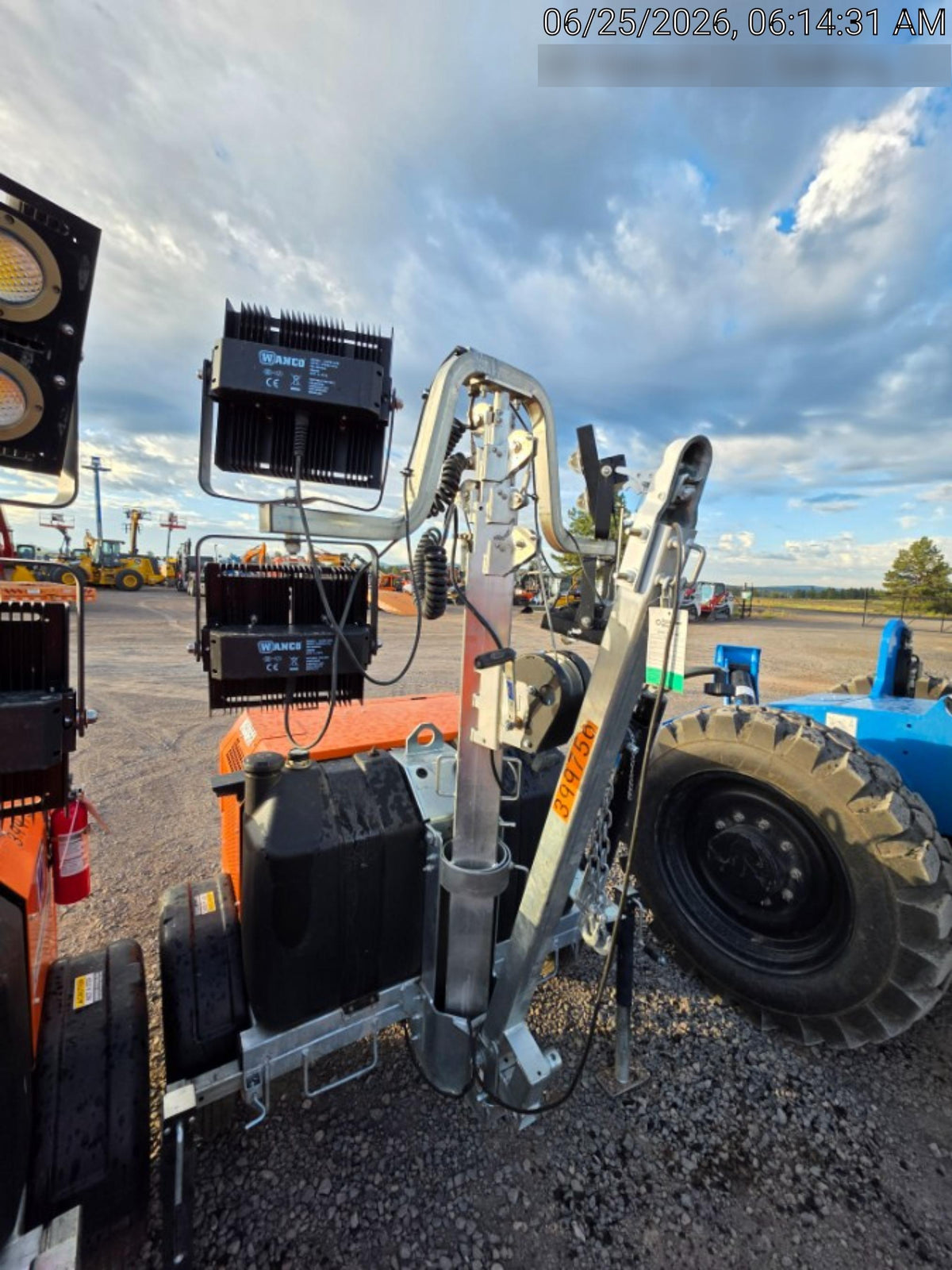 2024 Wanco WLTT-4MM4K Diesel, Deep Sea Controller, Shore Power Plug, Auto Start, (4) 350W LED Floodlights, 4kW Generator, 60 Gal Fuel Tank, 2" Ball, T3