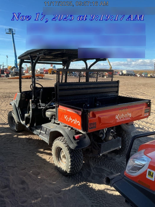 2021 Kubota RTV-X1140W-H Plastic Canopy, Windshield Acrylic Clear, LED Strobe Light, Wire Harness Kit, Back up Alarm