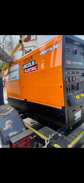 2021 Lincoln Electric Vantage 322 Vantage 322 Ready Pak 3 w/ Decals, ORANGE (includes trailer, cable rack, fender light kit) NO Telematics