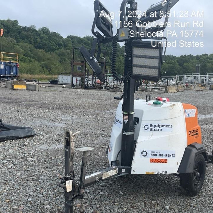 2023 Generac MLT2 Diesel, Flex Switch 120V Input, Powerzone Controller, (4) 320W LED Lights, 4kW Generator, 39.9 Gal Fuel Tank, 2" Ball, T3