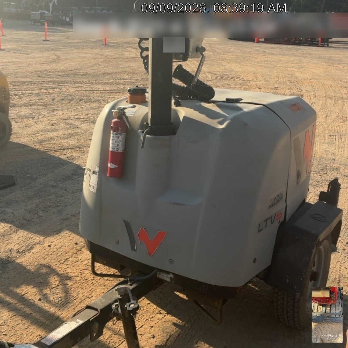 2019 Wacker Neuson LTV6L-MH Wacker Neuson LTV6L Mobile Light Tower w/Fuel Level Sensor Installed