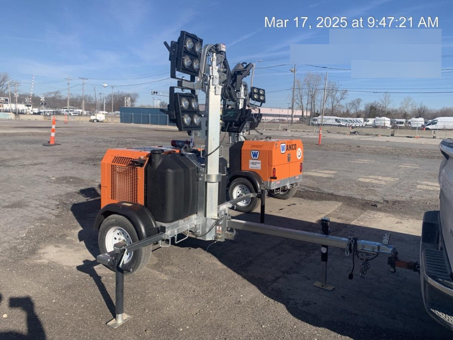 2024 Wanco WLTT-4MM4K Diesel, Deep Sea Controller, Shore Power Plug, Auto Start, (4) 350W LED Floodlights, 4kW Generator, 60 Gal Fuel Tank, 2" Ball, T3