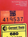 2024 CURRENT TOOLS 680