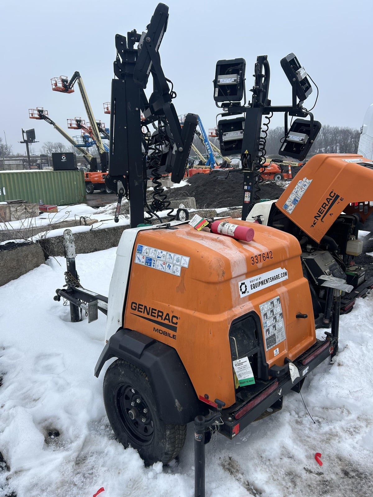 2023 Generac MLT2 Diesel, Flex Switch 120V Input, Powerzone Controller, (4) 320W LED Lights, 4kW Generator, 39.9 Gal Fuel Tank, 2" Ball, T3