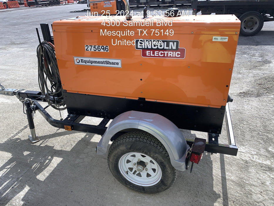 2022 Lincoln Electric LE400 Kubota V1505, Trlr, Cable Rack, Light Kit, ES Decals, T3