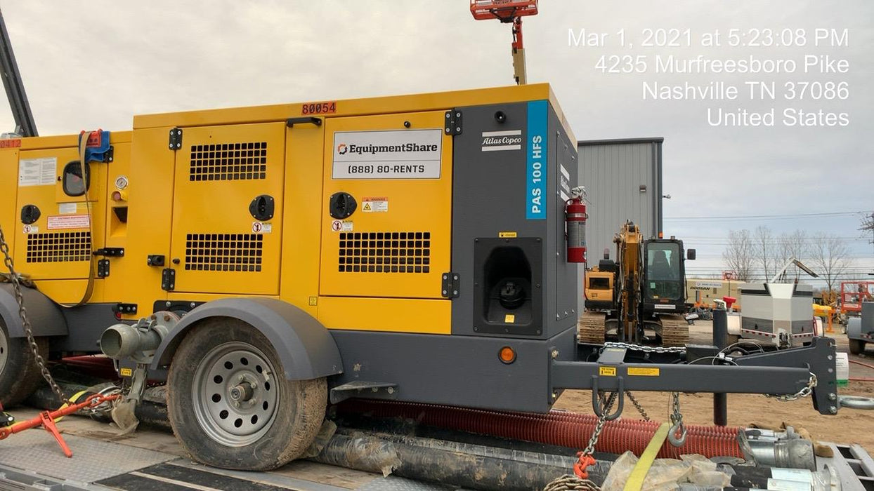 2020 ATLAS COPCO PAS 100 HF CS Enclosed