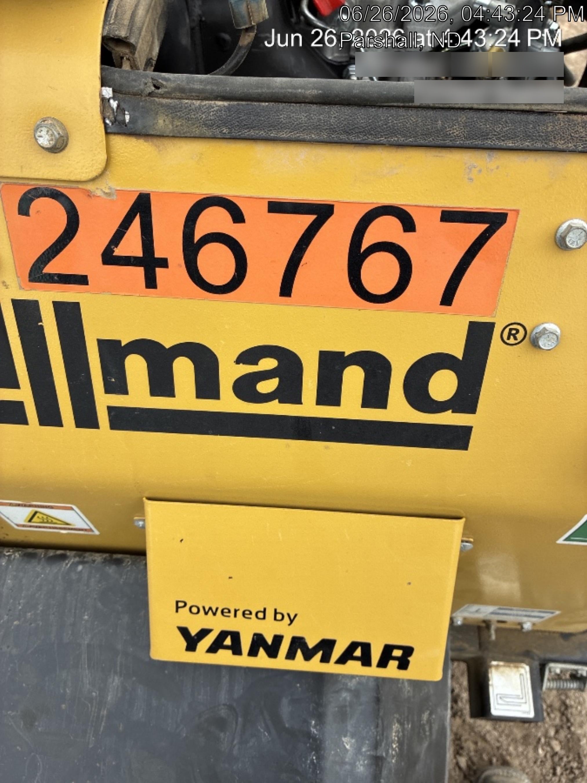 2022 Allmand NLV3GR (4) LED Light Fixture 350W, 23' Vertical Mast, 3kW Prime, Towable, ES Decals, T3