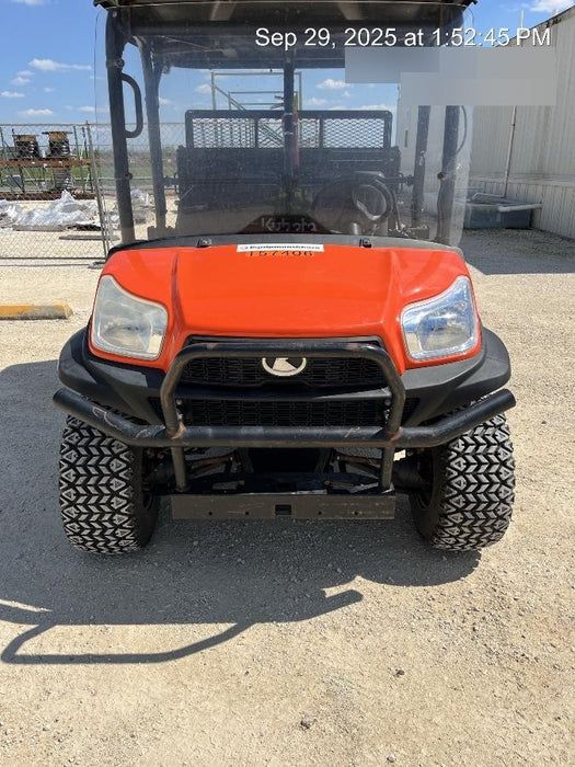 2021 Kubota RTV-X1140W-H Plastic Canopy, Windshield Acrylic Clear, LED Strobe Light, Wire Harness Kit, Back up Alarm