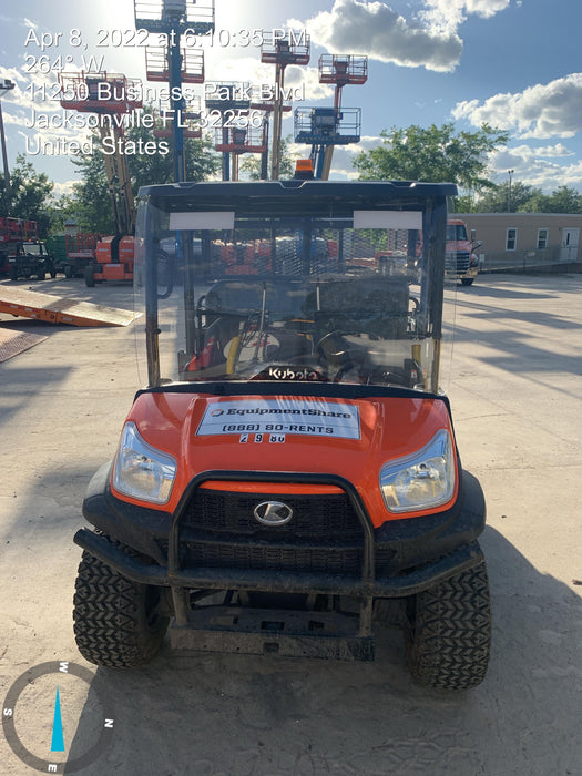 2022 Kubota RTV-X1140W-H Plastic Canopy, Windshield Acrylic Clear, LED Strobe Light, Wire Harness Kit, Back up Alarm