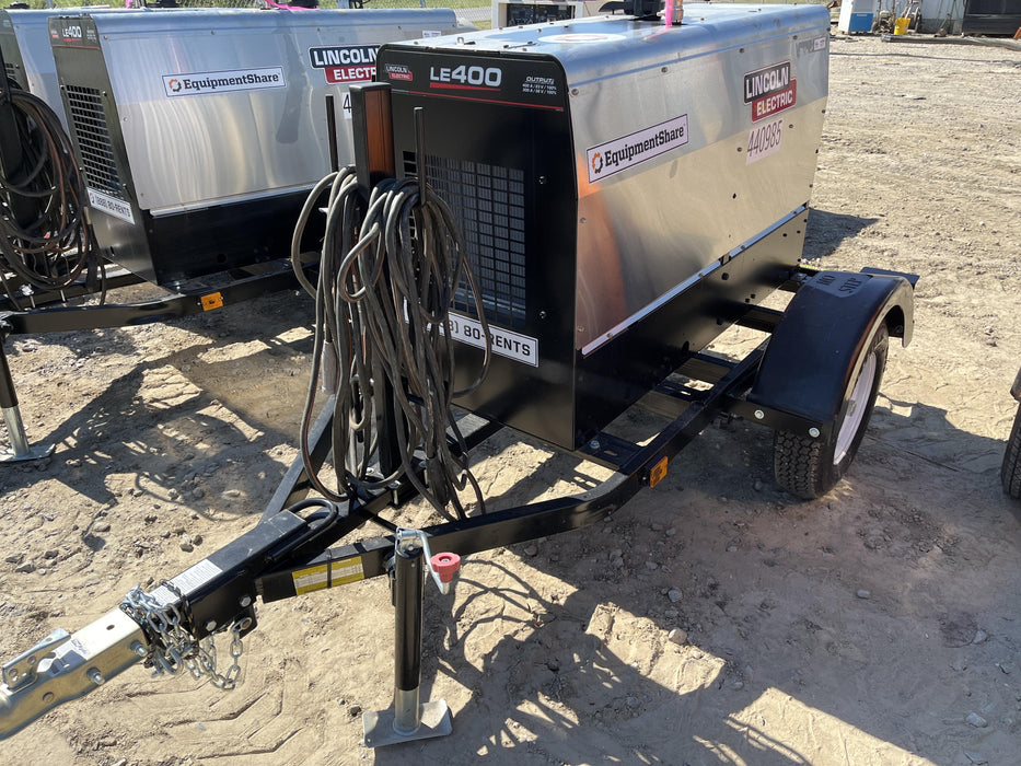 2024 Lincoln Electric LE400 Kubota V1505, Trlr, Cable Rack, Light Kit, ES Decals, T3