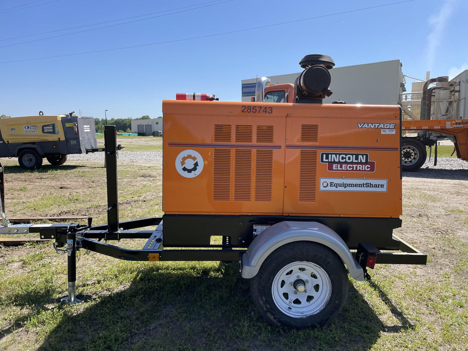 2022 Lincoln Electric Vantage 549X Crosslink Technology, Trailer Mounted, ES Decals, T3