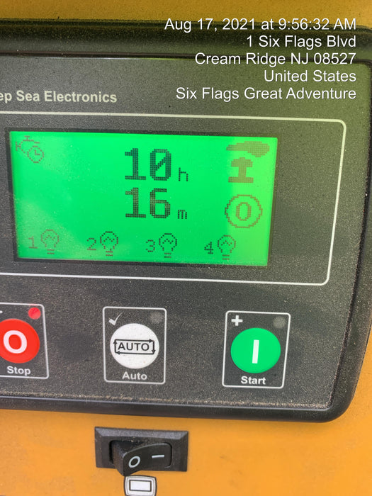 2021 Allmand NLV3GR (4) LED Light Fixture 350W, 23' Vertical Mast, 3kW Prime, Towable, Deep Sea L401, Leveling Jacks, Yanmar T4F 5.8hp