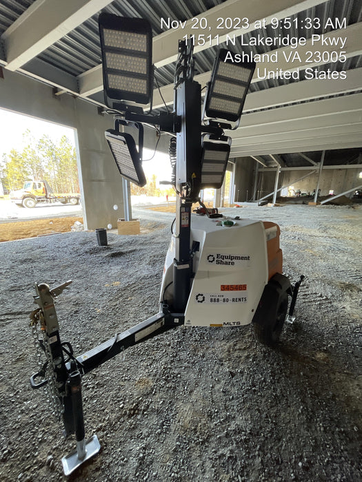 2023 Generac MLT2 Diesel, Flex Switch 120V Input, Powerzone Controller, (4) 320W LED Lights, 4kW Generator, 39.9 Gal Fuel Tank, 2" Ball, T3