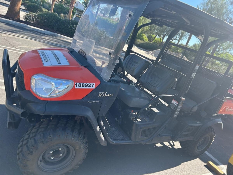 Kubota RTV-X1140W-H Plastic Canopy, Windshield Acrylic Clear, LED Strobe Light, Wire Harness Kit, Back up Alarm