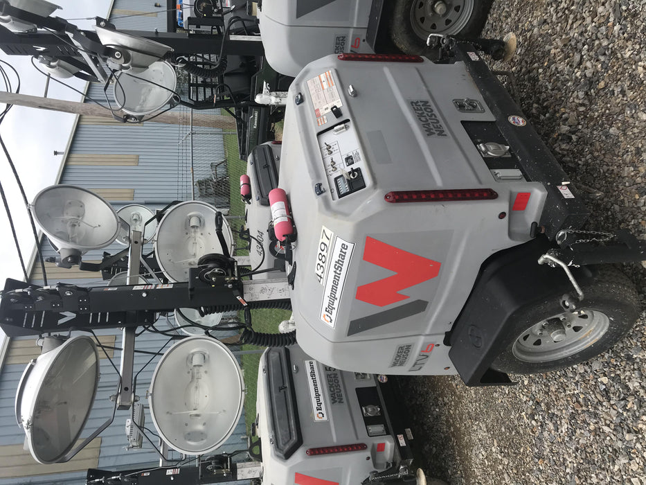 2019 Wacker Neuson LTV6L-MH Wacker Neuson LTV6L Mobile Light Tower w/Fuel Level Sensor Installed