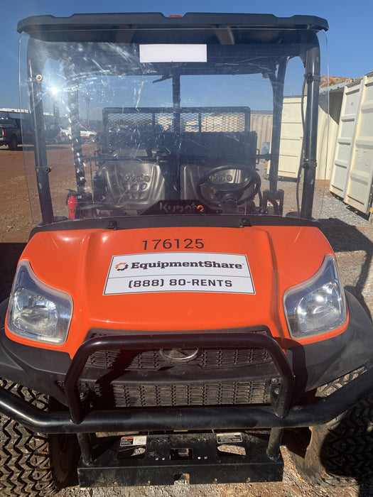 2021 Kubota RTV-X1140W-H Plastic Canopy, Windshield Acrylic Clear, LED Strobe Light, Wire Harness Kit, Back up Alarm