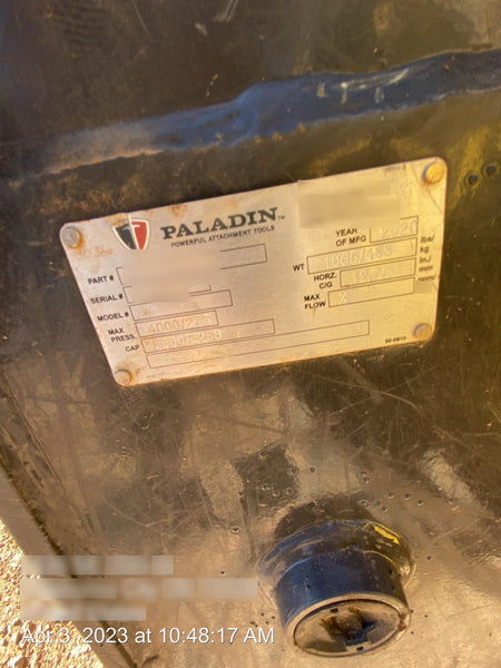 2020 PALADIN UTILITY GRAPPLE 11876-0022